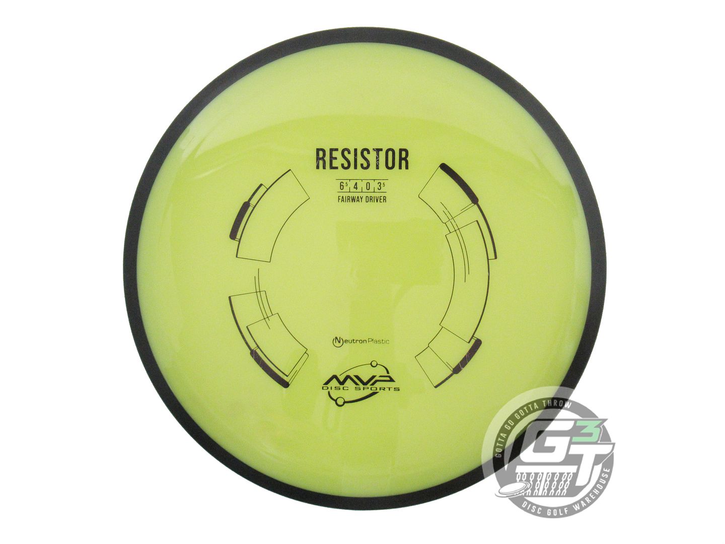USED MVP Disc Sports Neutron Resistor 158g Lime Fairway Driver Golf Disc