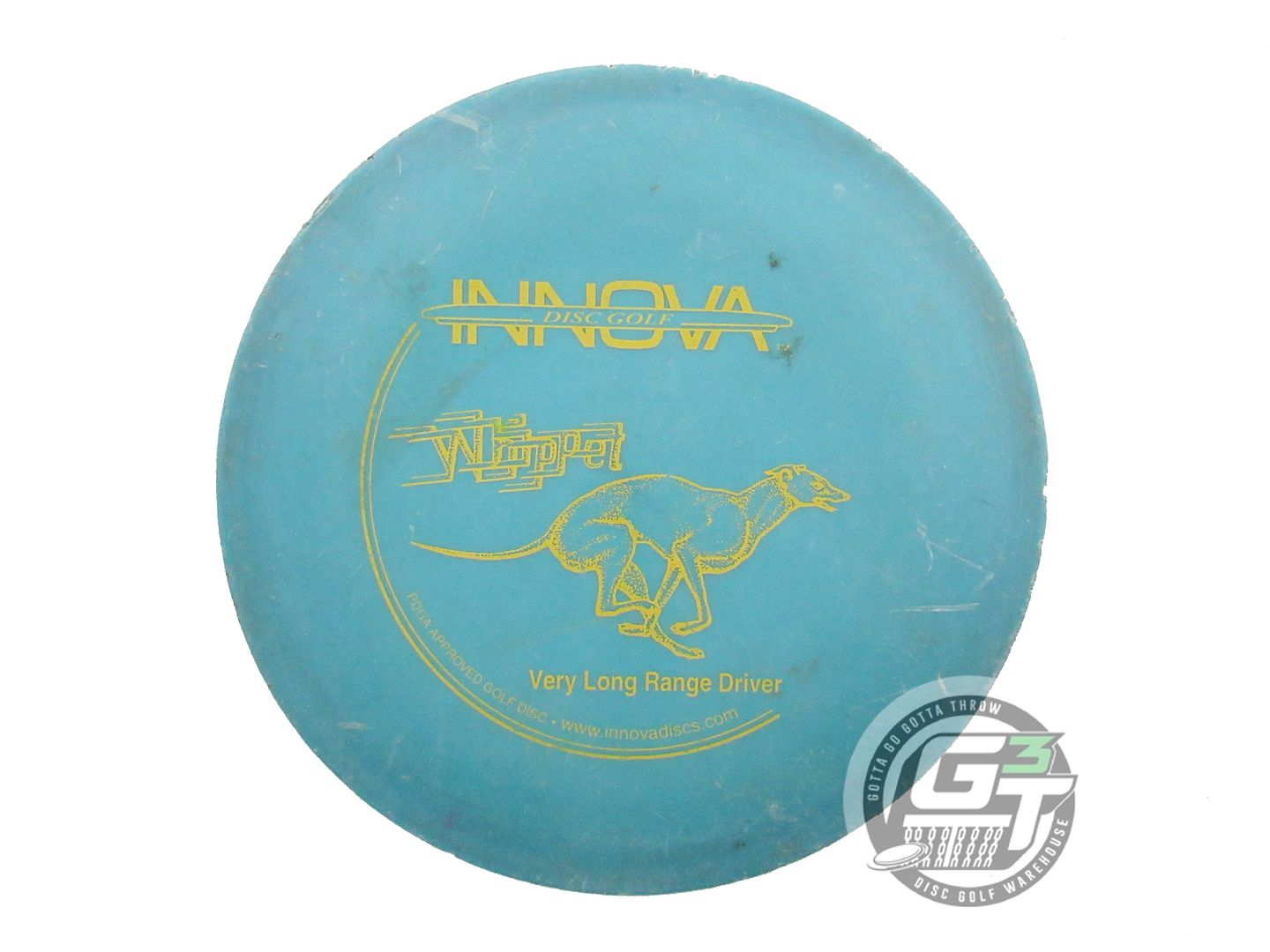 USED Innova DX Whippet 161g Teal Yellow Stamp Fairway Driver Golf Disc