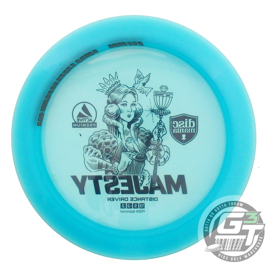 USED DiscMania Active Premium Majesty 173g Teal Black Stamp Distance Driver Disc