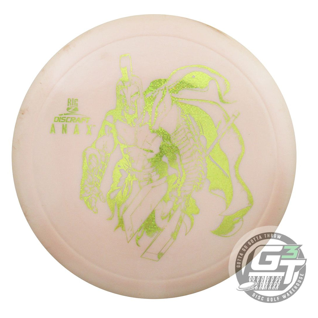 USED Discraft Big Z Anax 177g Peach Yellow Matrix Foil Driver Golf Disc