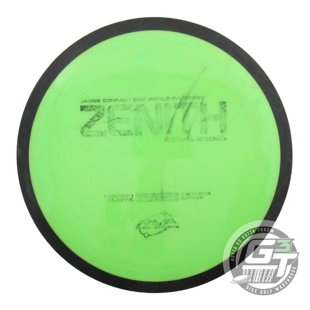 USED MVP Disc Sports Neutron Zenith 172g Lime Fairway Driver Golf Disc