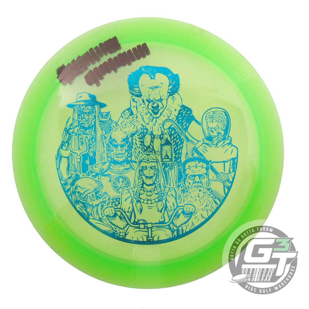 USED Westside Discs HALLOWEEN Glimmer VIP Boatman 173g Lime Distance Driver Disc