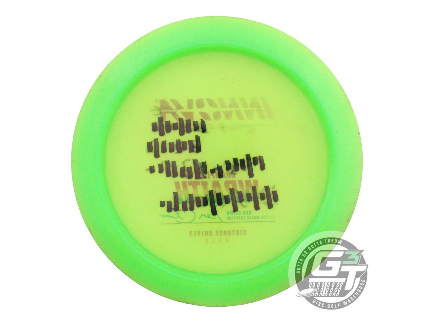 USED Innova Champion Wraith 170g Lime Rainbow Laser Foil Distance Driver Disc