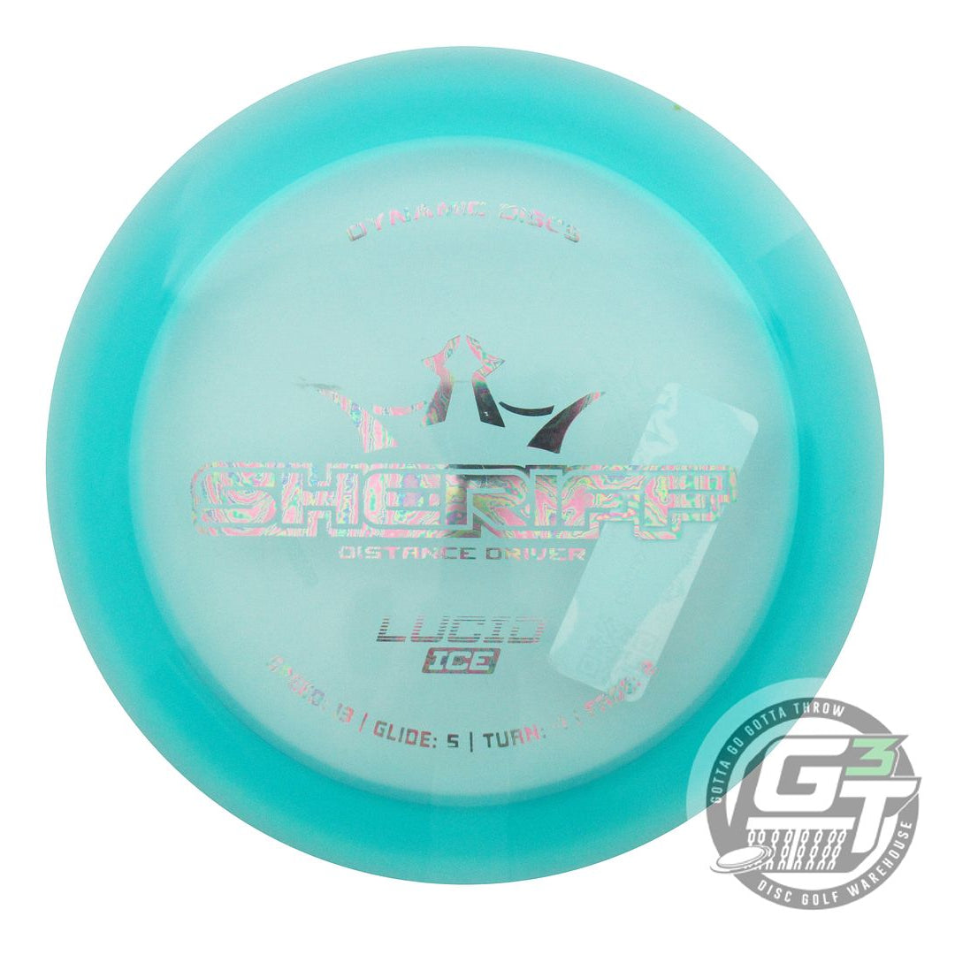 Dynamic Discs Lucid Ice Sheriff Distance Driver Golf Disc (Individually Listed)