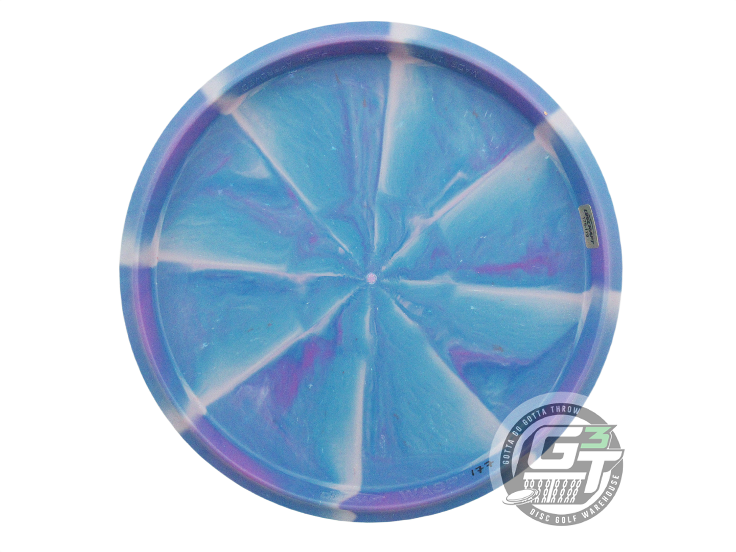 USED Discraft Jawbreaker Wasp 177g Teal-Purple Midrange Golf Disc
