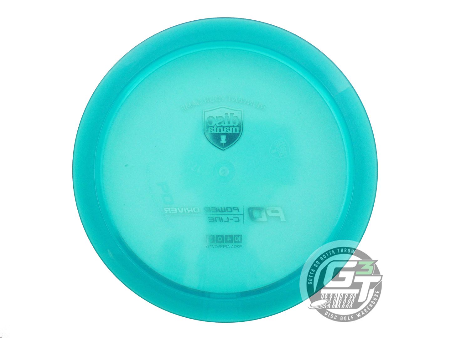 USED DiscMania C-Line PD 173g Teal Gold Foil Distance Driver Golf Disc