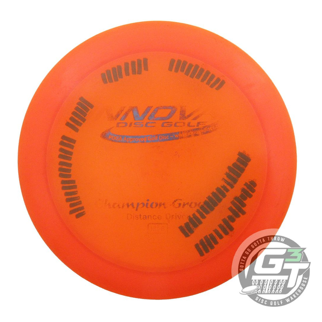 USED Innova Champion Groove 177g Orange Blue Foil Distance Driver Golf Disc