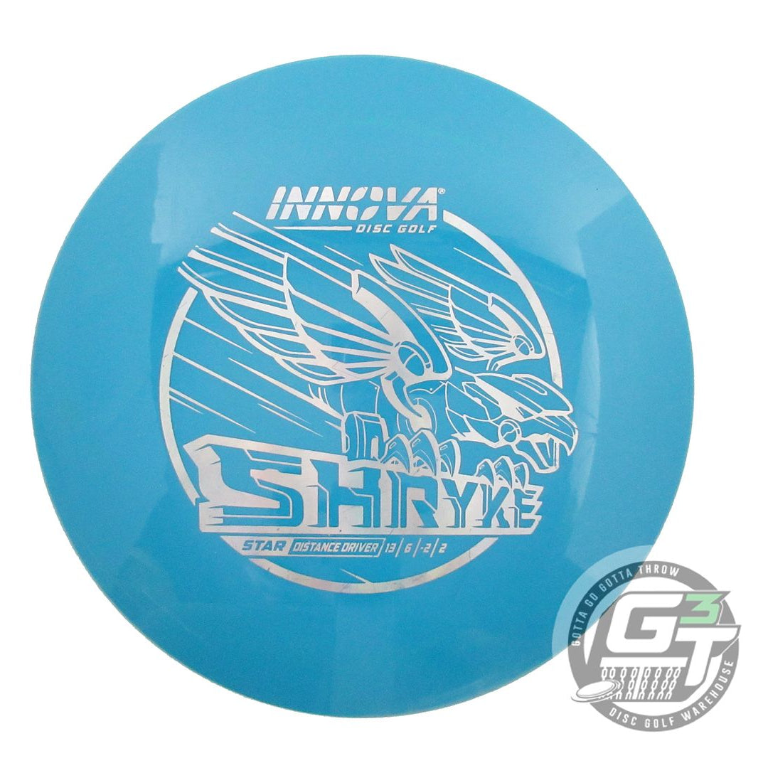 USED Innova Star Shryke 175g Teal Silver Holo Foil Distance Driver Golf Disc