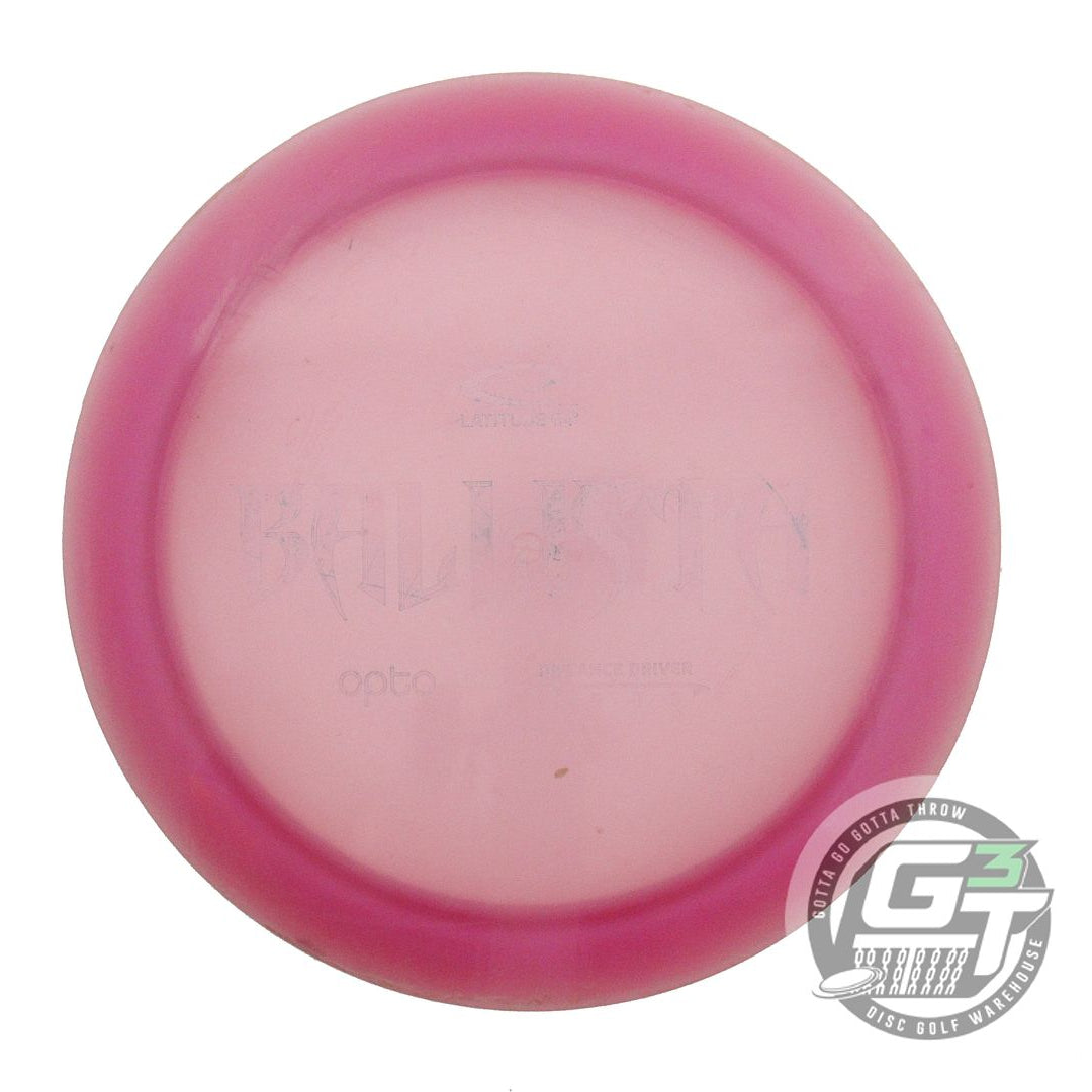 USED Latitude 64 Opto Ballista 171g Pink Wiped Stamp Distance Driver Golf Disc