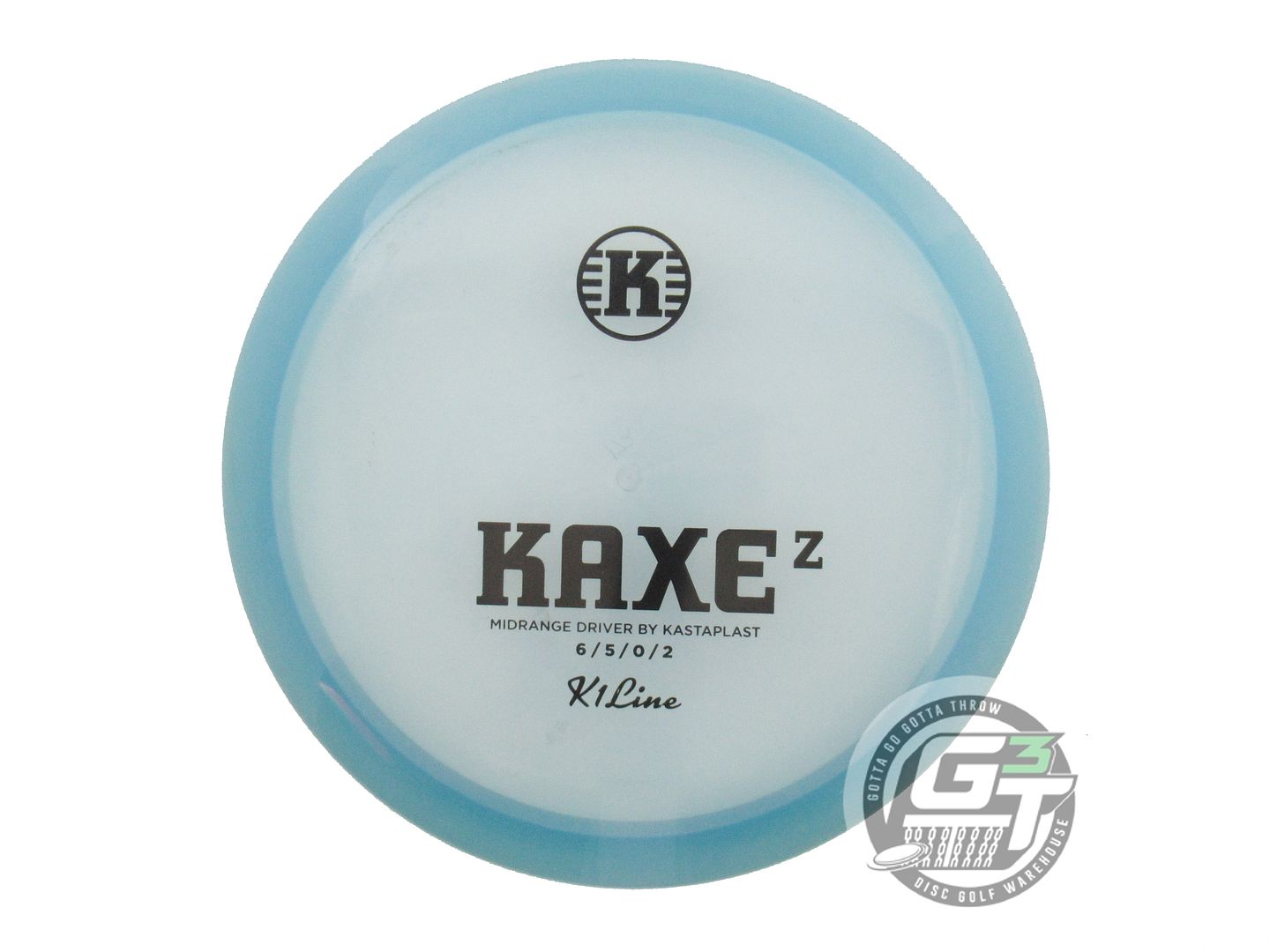 USED Kastaplast K1 Kaxe Z 172g Teal Black Stamp Midrange Golf Disc