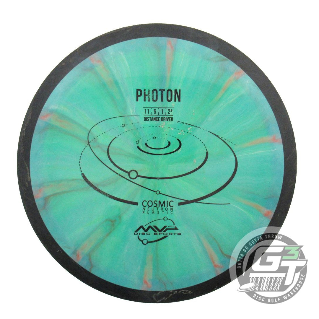 USED MVP Disc Sports Cosmic Neutron Photon 168g Green-Blue Distance Driver Disc
