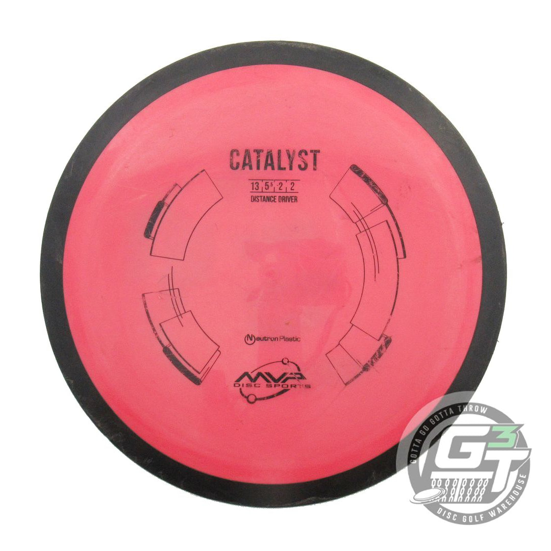 USED MVP Disc Sports Neutron Catalyst 175g Pink Distance Driver Golf Disc