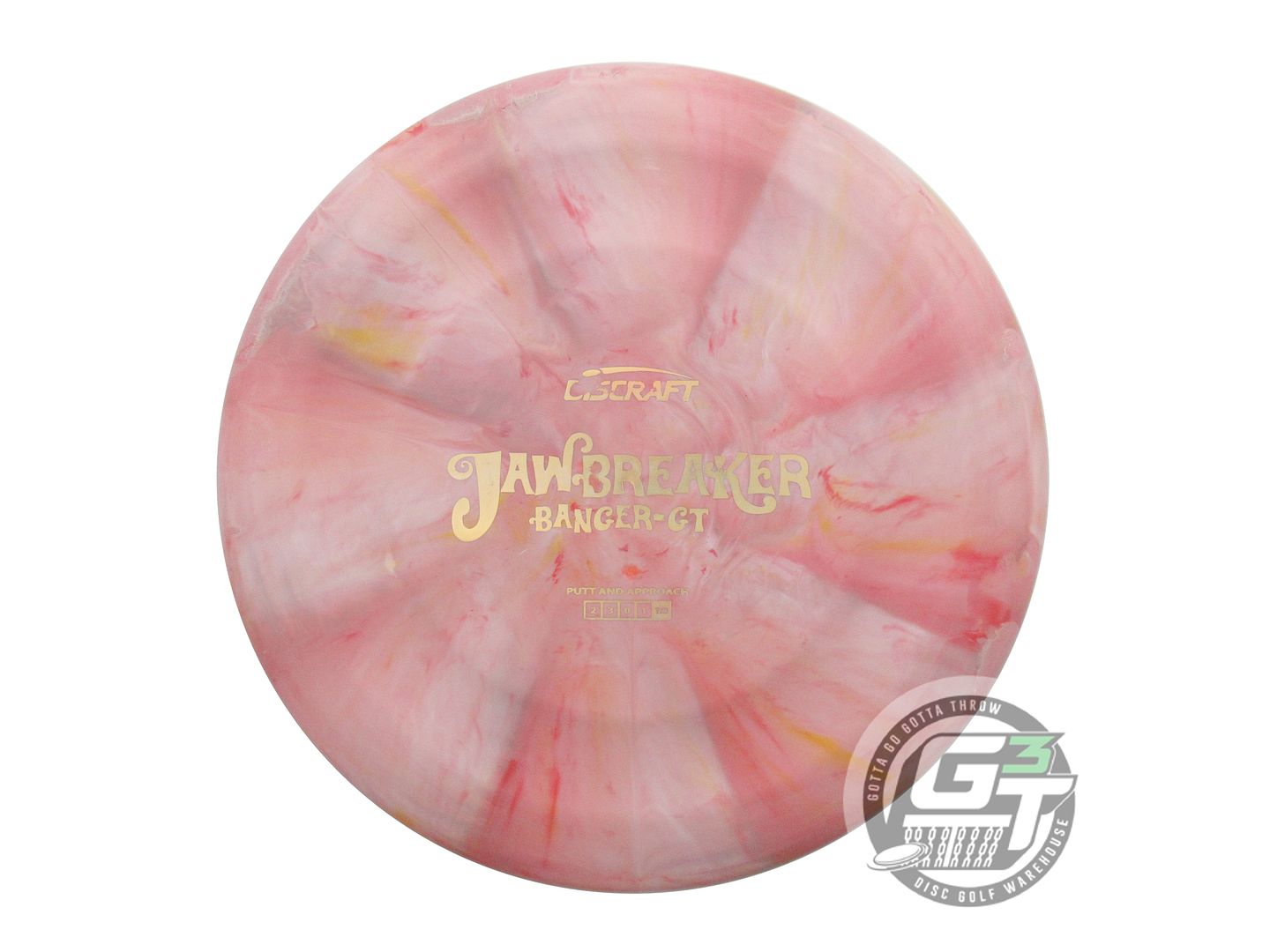 USED Discraft Jawbreaker Banger GT 174g Pink Gold Holo Foil Putter Golf Disc
