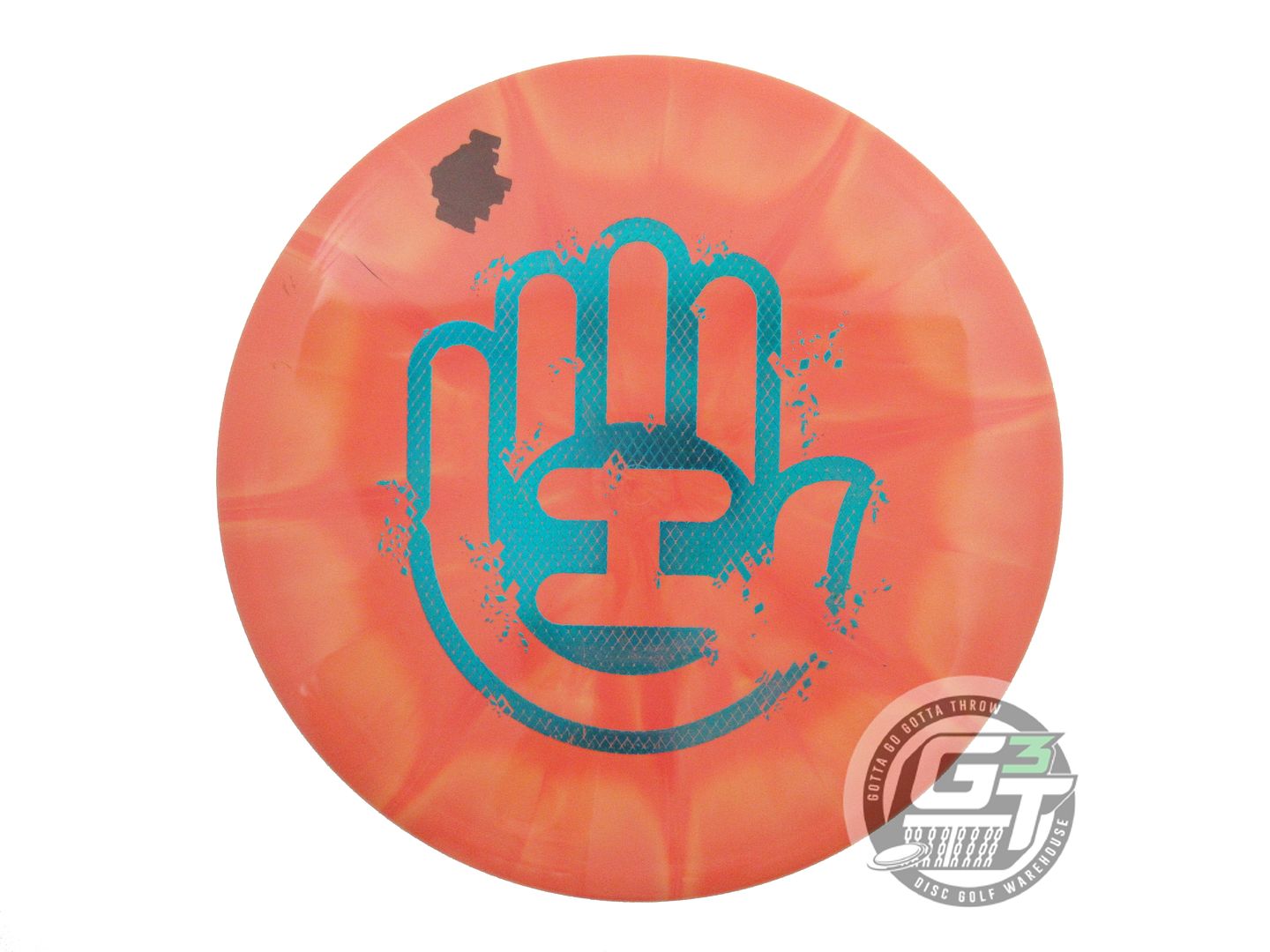 USED Dynamic Discs HANDEYE Fuzion Burst Warrant 180g Orange Midrange Golf Disc