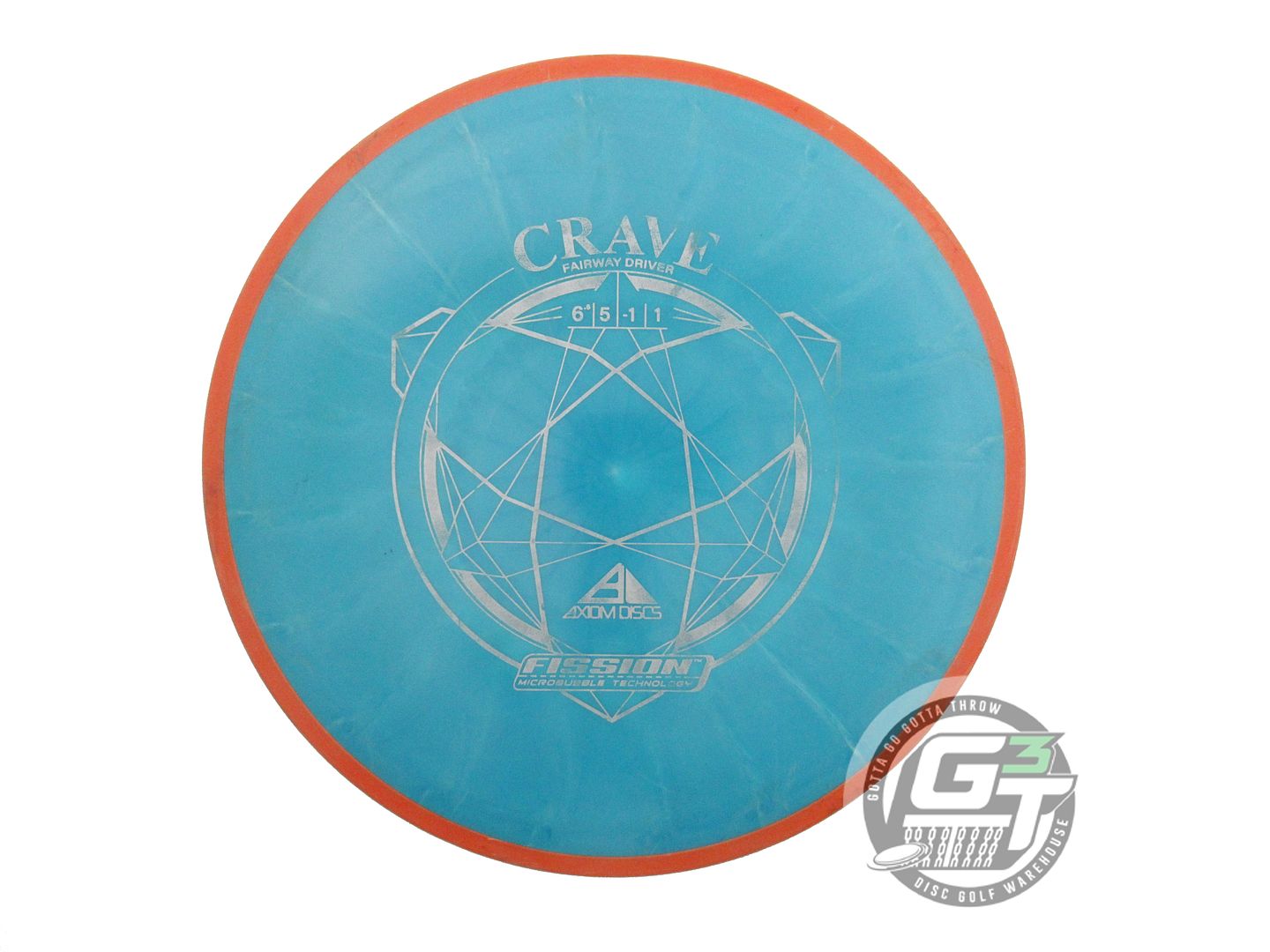 USED Axiom Discs Fission Crave 169g Blue Orange Rim Fairway Driver Golf Disc