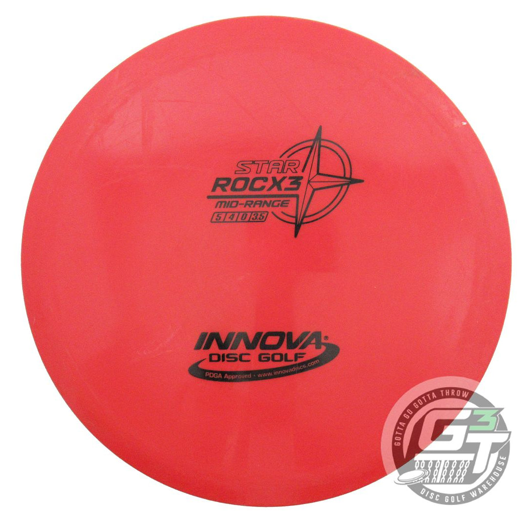USED Innova Star RocX3 180g Red Black Stamp Midrange Golf Disc