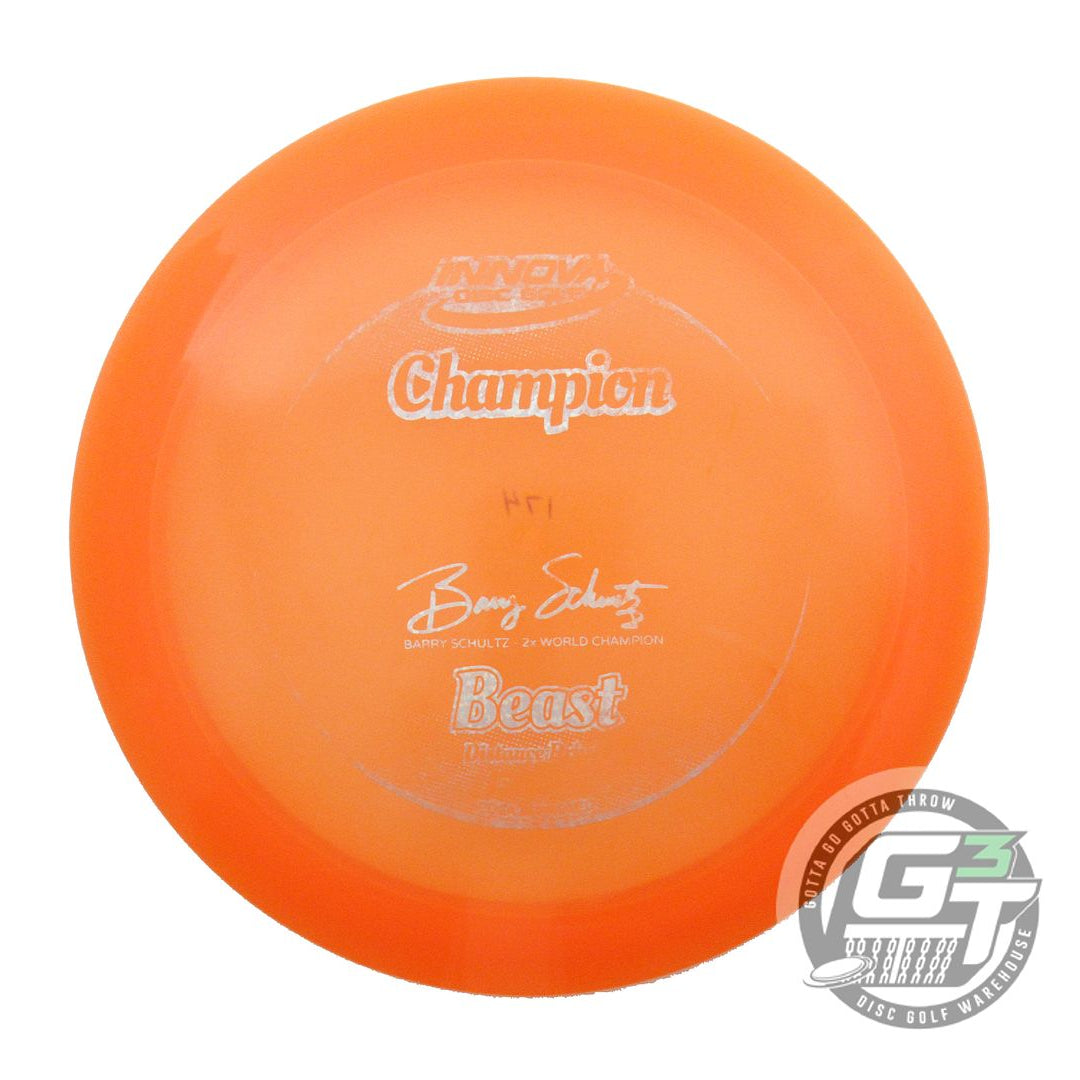 USED Innova Champion Beast 174g Orange Silver Shatter Foil Distance Driver Disc