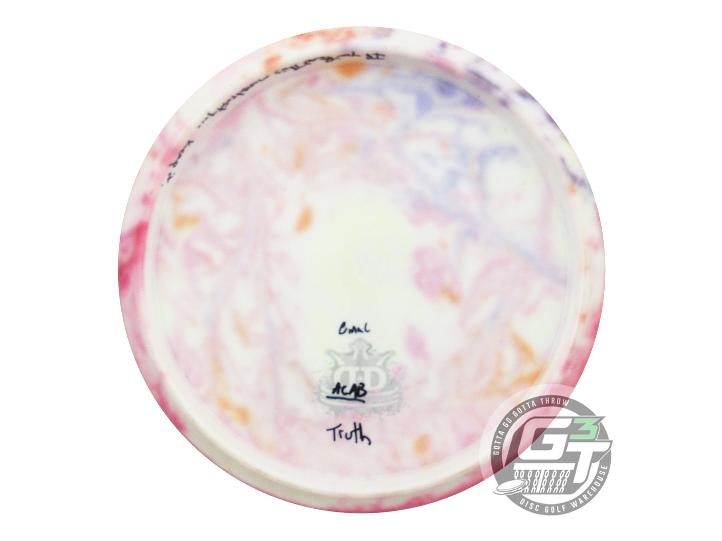 USED Dynamic Discs DyeMax Fuzion EMAC Truth 178g White HOME DYED Midrange Disc