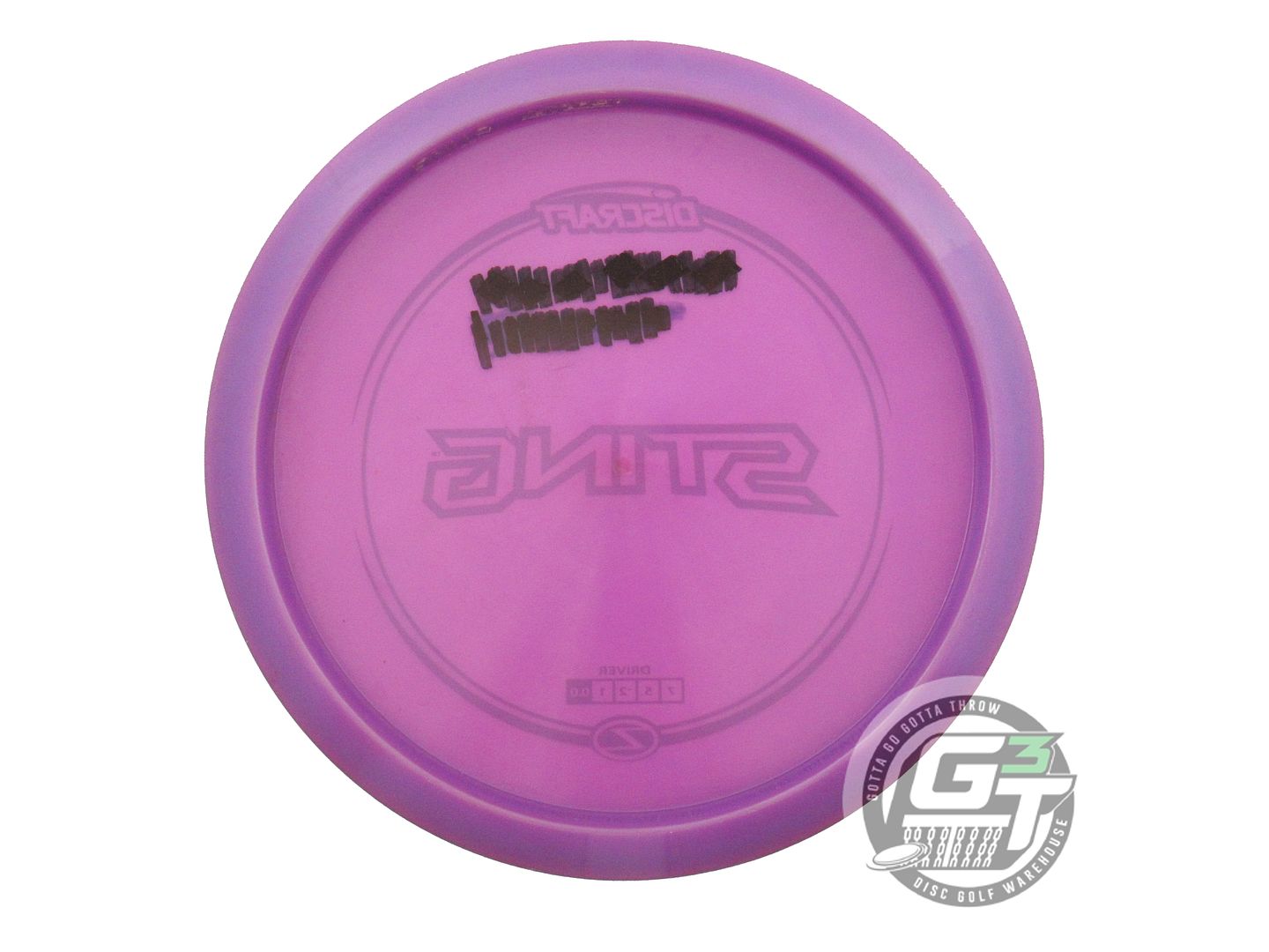 USED Discraft Z Sting 175g Purple Silver Foil Fairway Driver Golf Disc