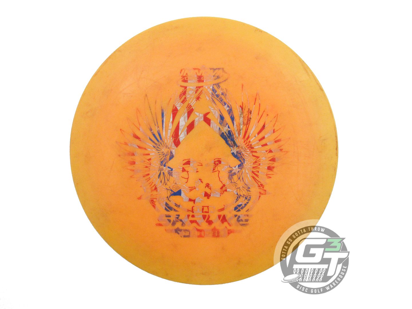 USED Innova Star Shryke 177g Marigold Flag Foil Distance Driver Golf Disc