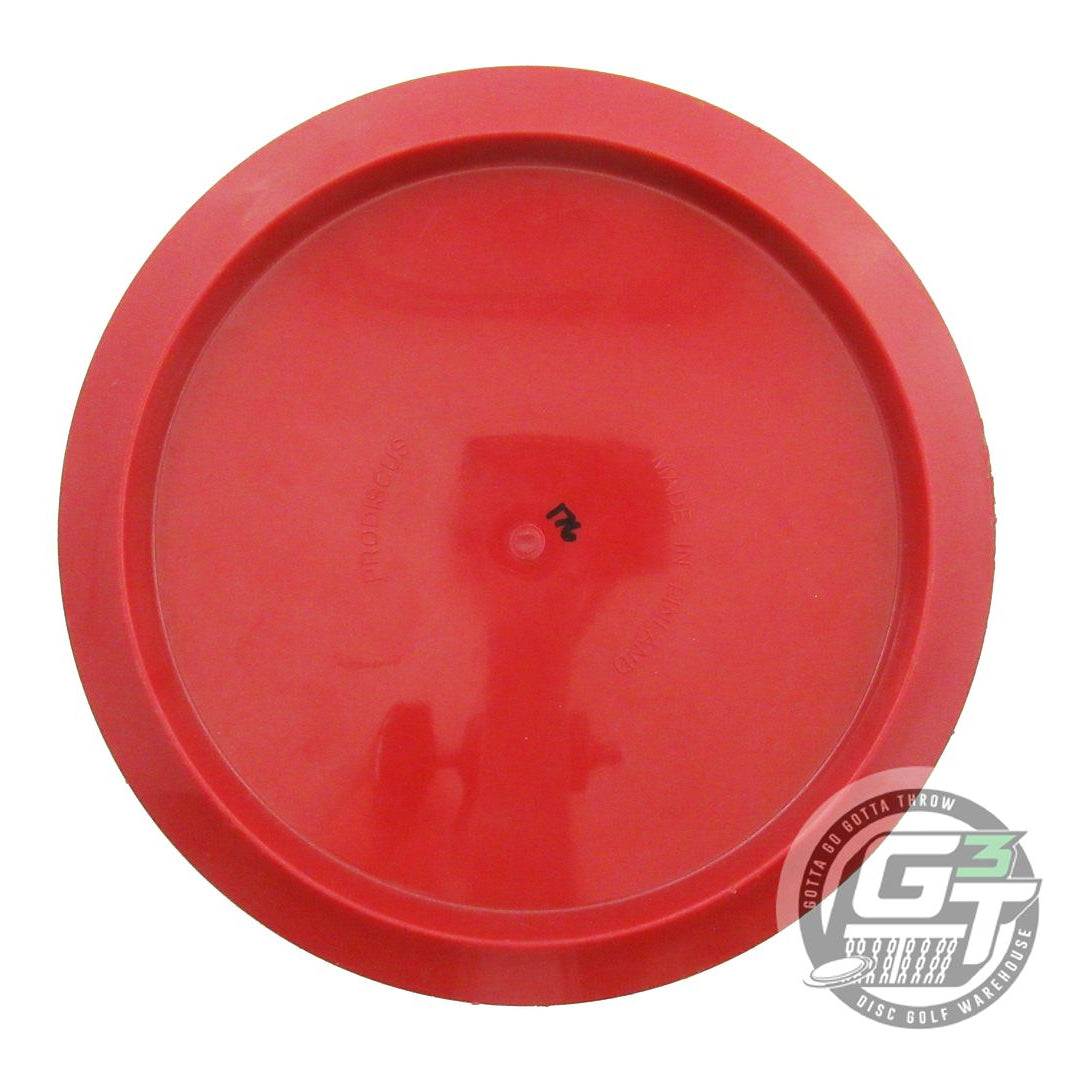 USED Prodiscus Premium Laseri 176g Red Black Stamp Fairway Driver Golf Disc