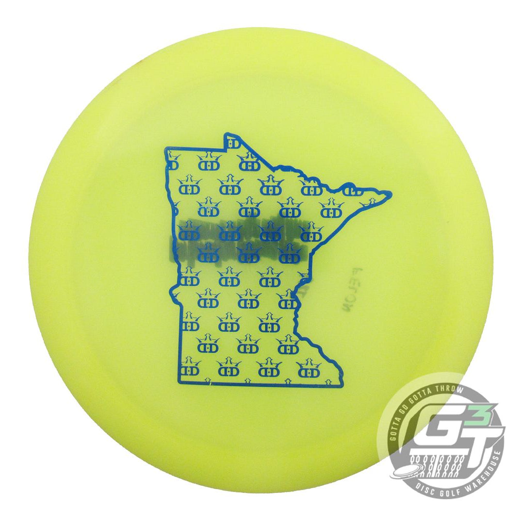 USED Dynamic Discs Lucid Felon 172g Yellow Blue Foil Fairway Driver Golf Disc