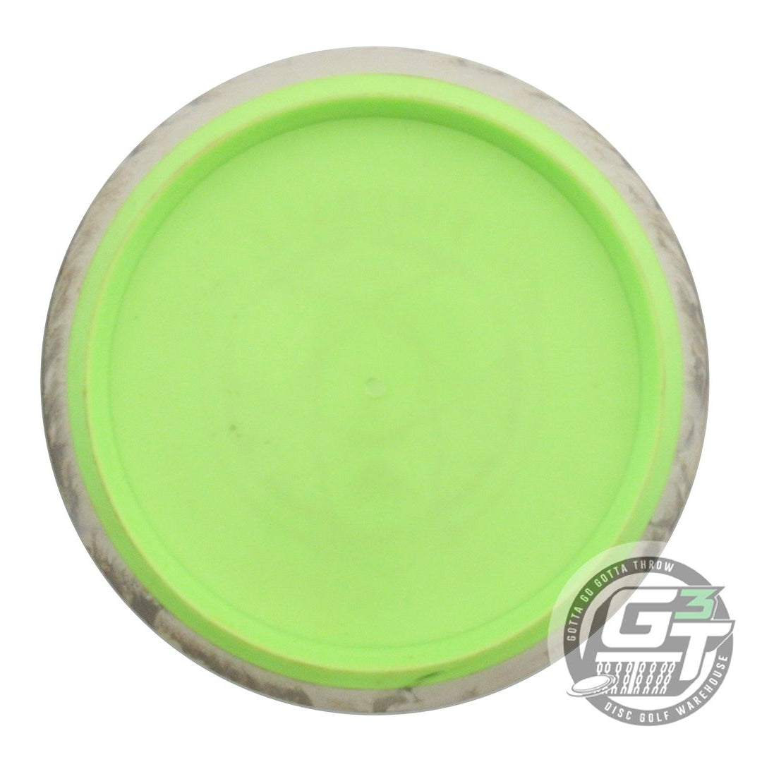 USED Axiom Discs Fission Fireball 158g Dayglow Gray Rim Distance Driver Disc