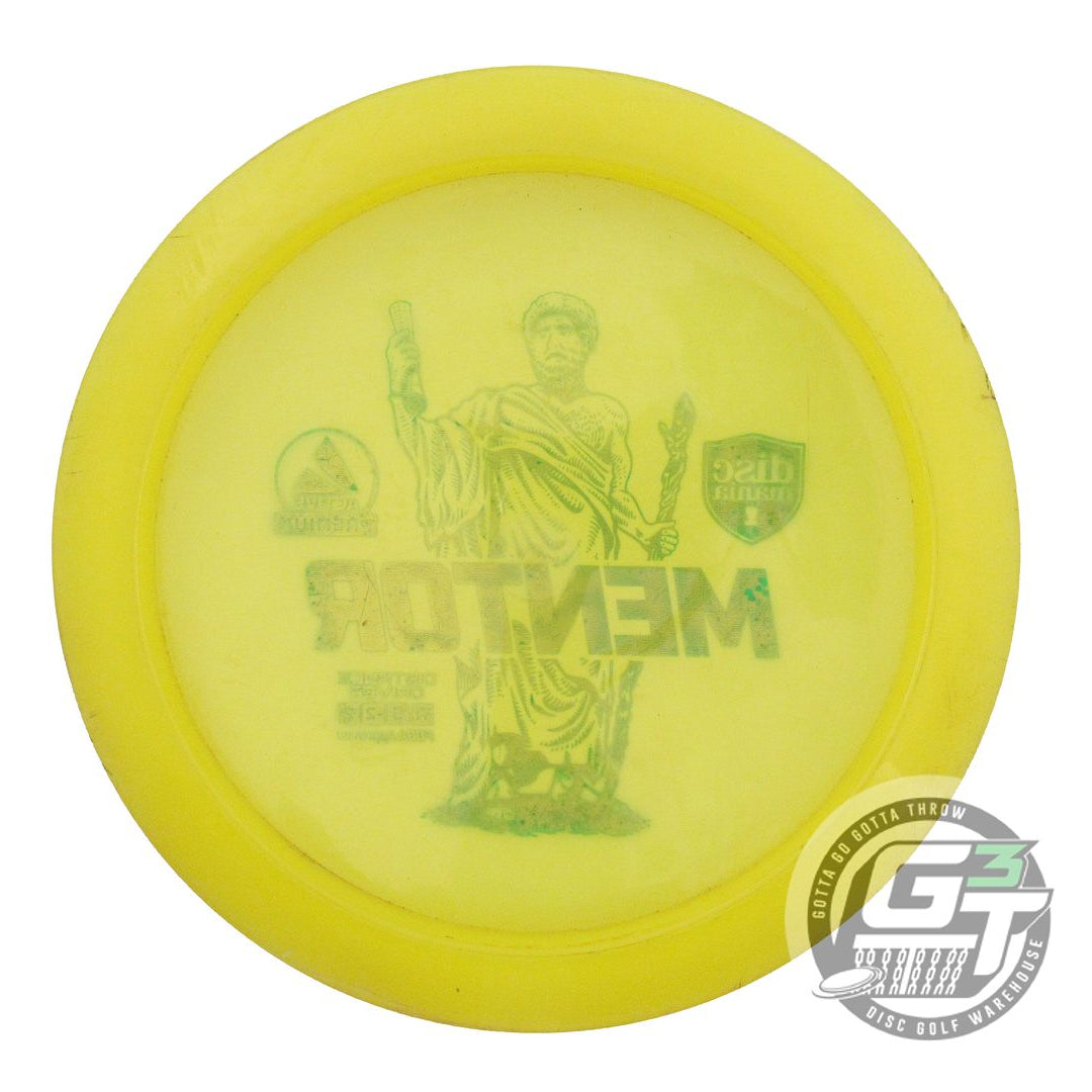 USED DiscMania Active Premium Mentor 174g Yellow Teal Foil Distance Driver Disc