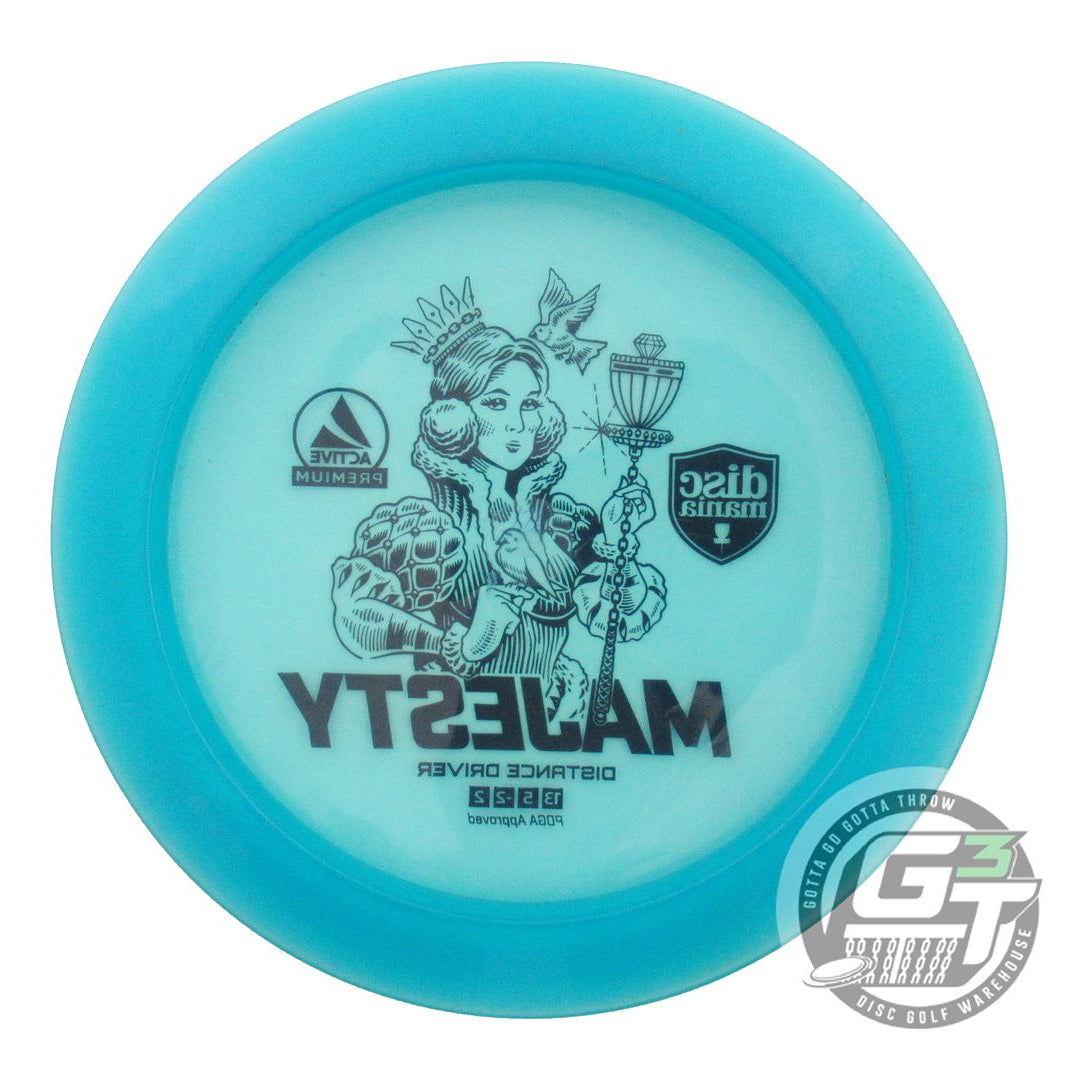 USED DiscMania Active Premium Majesty 176g Teal Black Stamp Distance Driver Disc