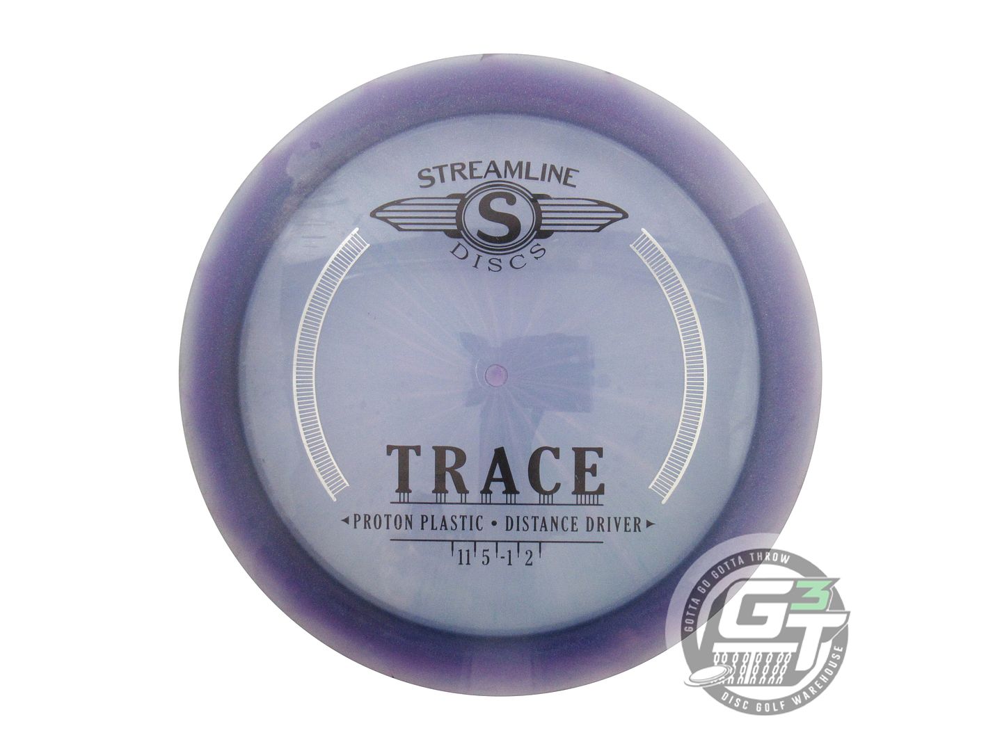 USED Streamline Discs Proton Trace 173g Purple Distance Driver Golf Disc