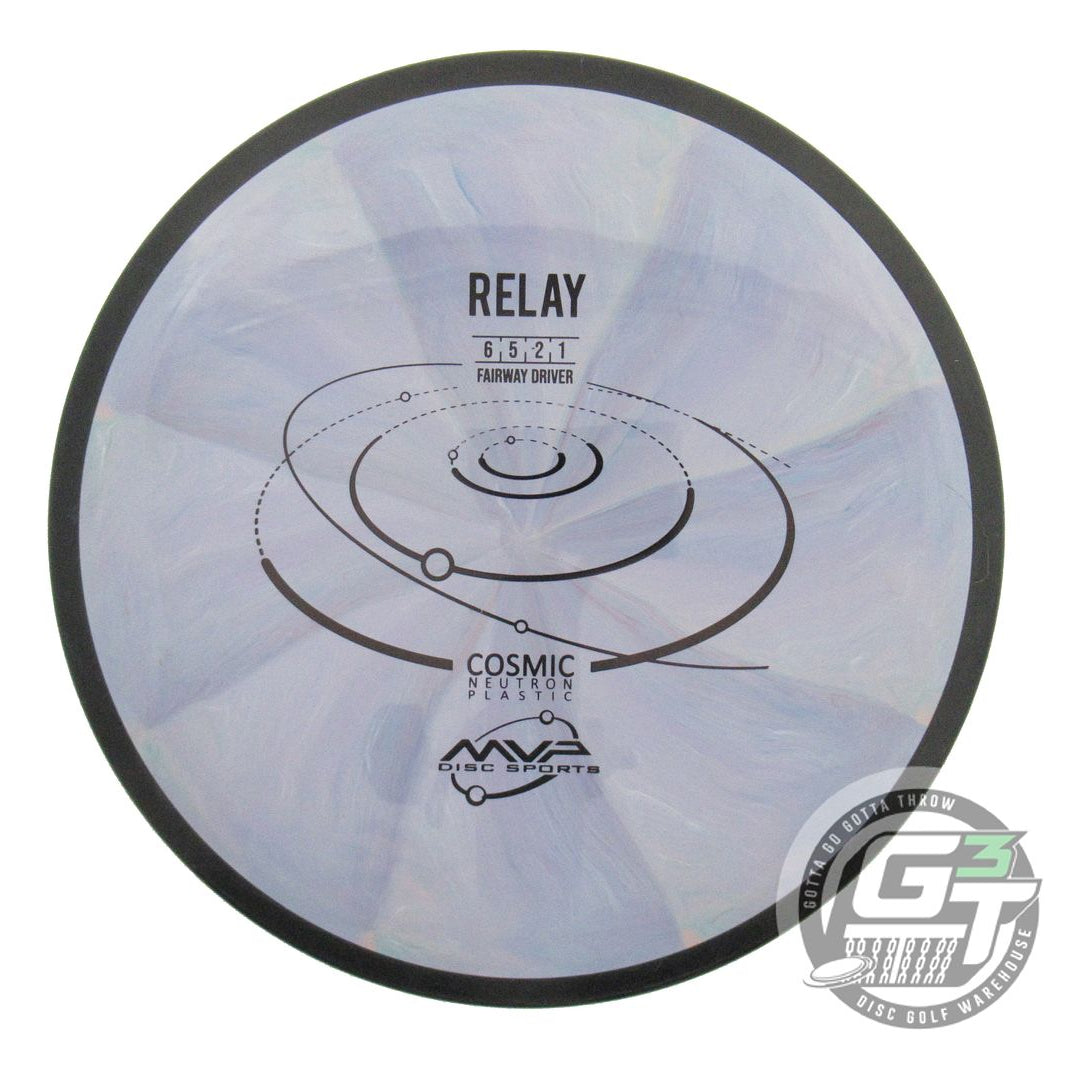 USED MVP Disc Sports Classic Cosmic Neutron Relay 168g Lilac-Gray Driver Disc