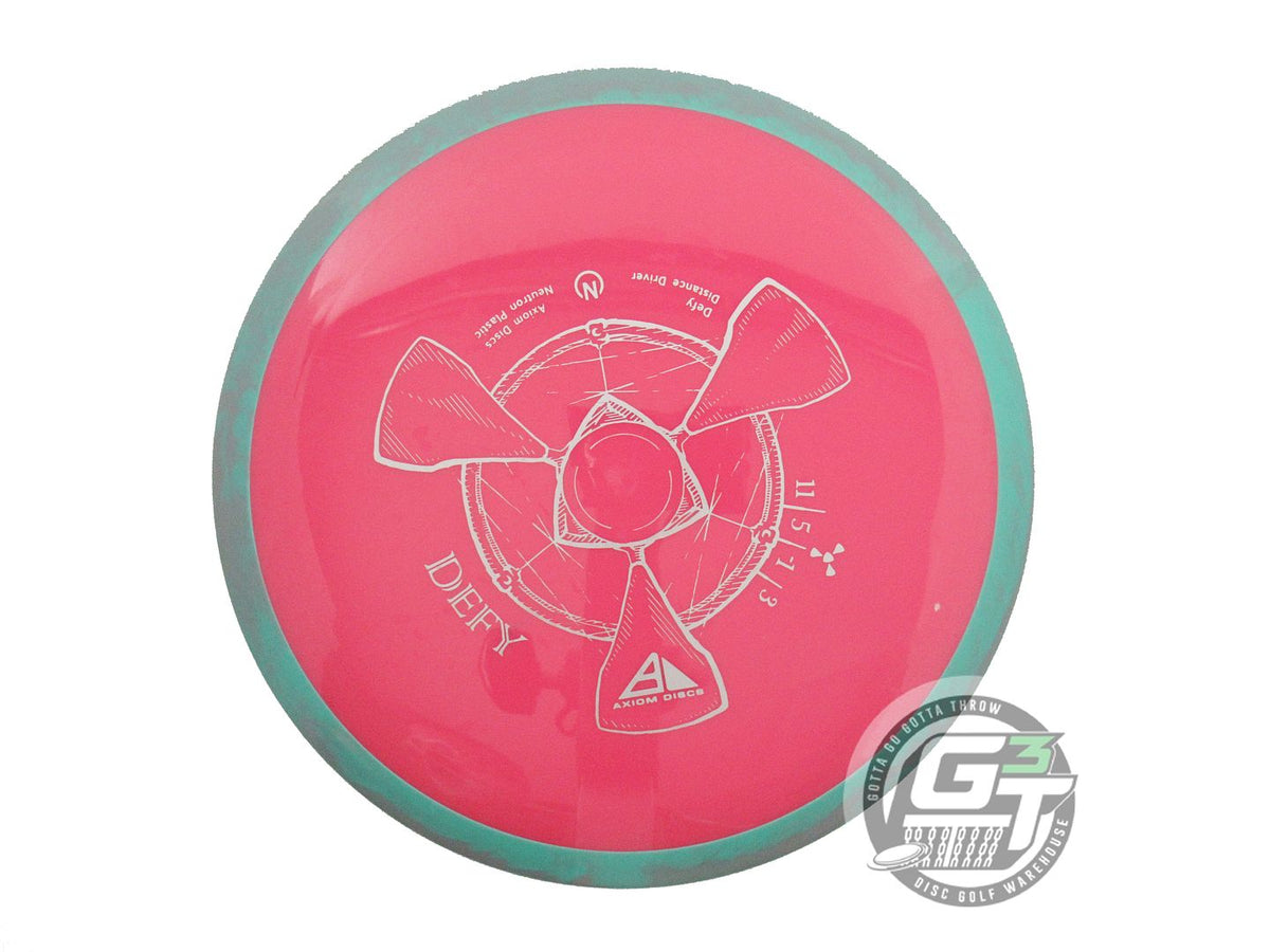 USED Axiom Discs Neutron Defy 169g Pink Seafoam Rim Distance Driver Disc