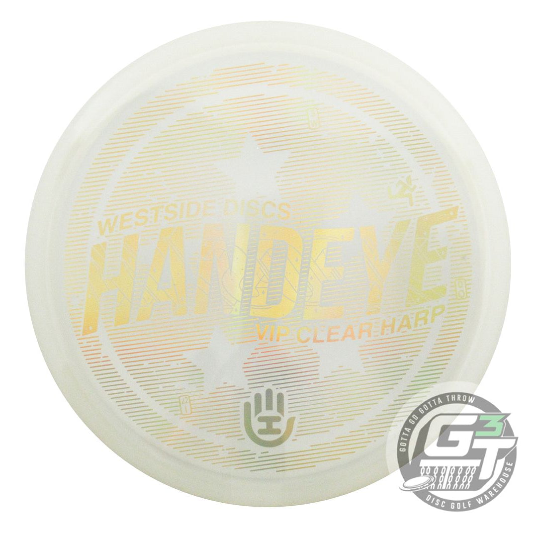 NOS Westside Discs HANDEYE VIP Clear Harp 176g Gold Holo Foil Putter Golf Disc