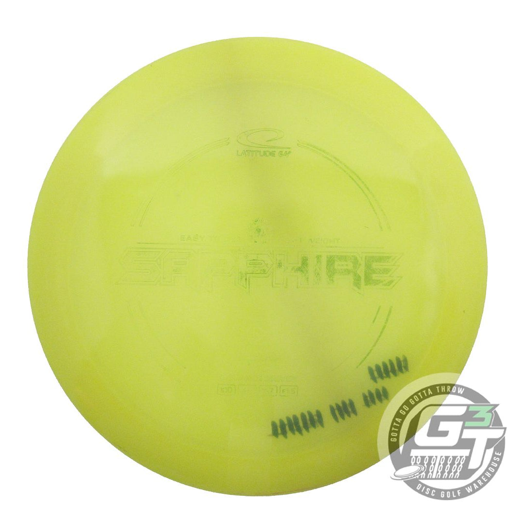 USED Latitude 64 Opto Sapphire 159g Yellow Wiped Stamp Distance Driver Golf Disc