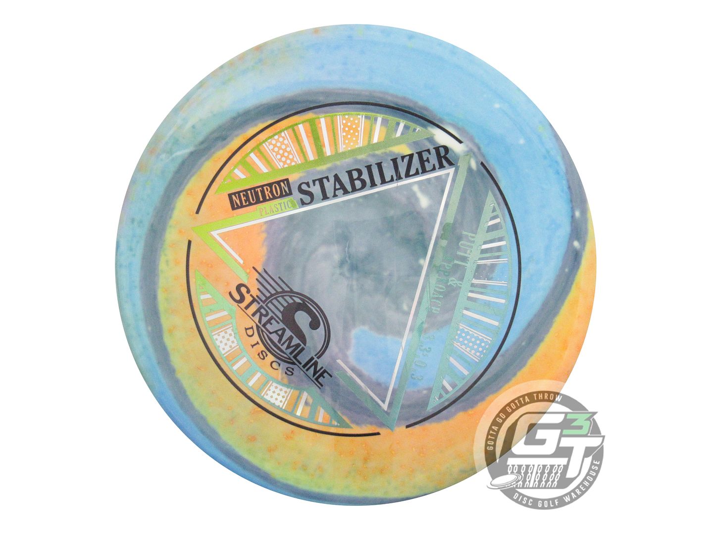 USED Streamline Discs Neutron Stabilizer 168g White HOME DYED Putter Golf Disc