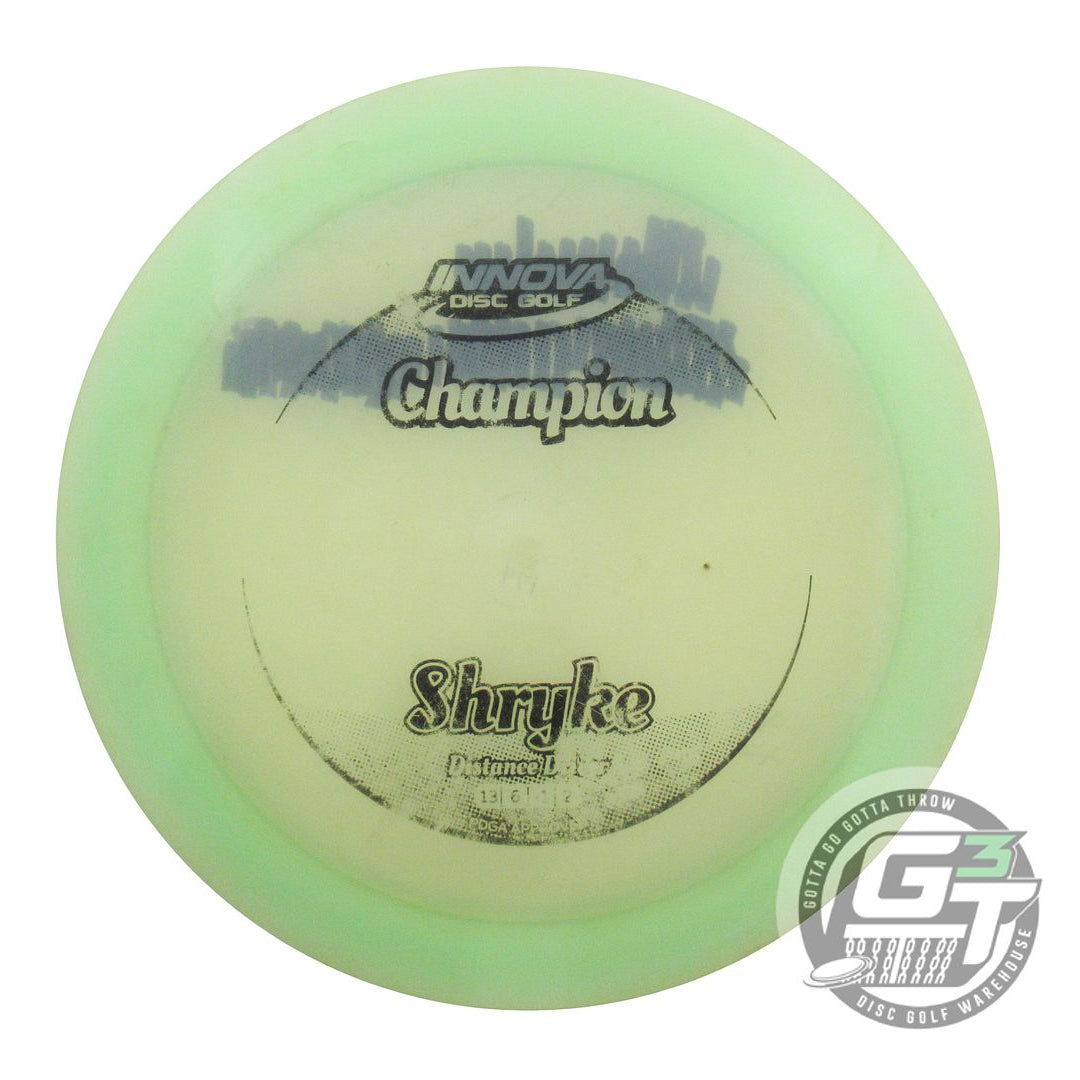 USED Innova Champion Shryke 174g Lt. Green Black Stamp Distance Driver Golf Disc