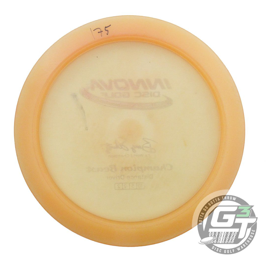 USED Innova Champion Beast 175g Peach Silver Foil PFN Distance Driver Golf Disc