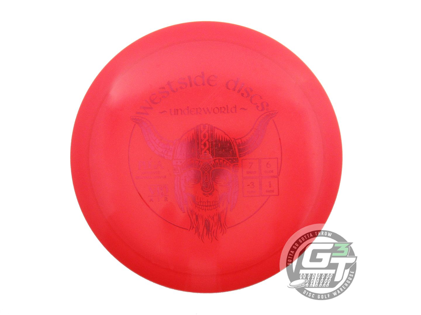 USED Westside Discs VIP AIR Underworld 156g Red Red Foil Fairway Driver Disc