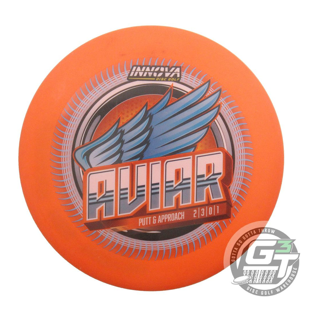 USED Innova DX Aviar 150g Orange FullColor Putter Golf Disc