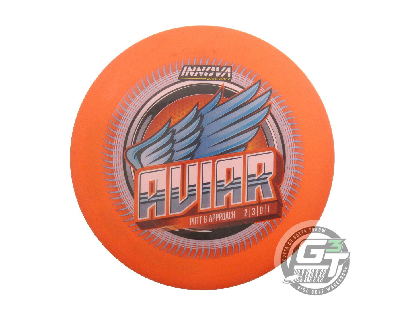 USED Innova DX Aviar 150g Orange FullColor Putter Golf Disc