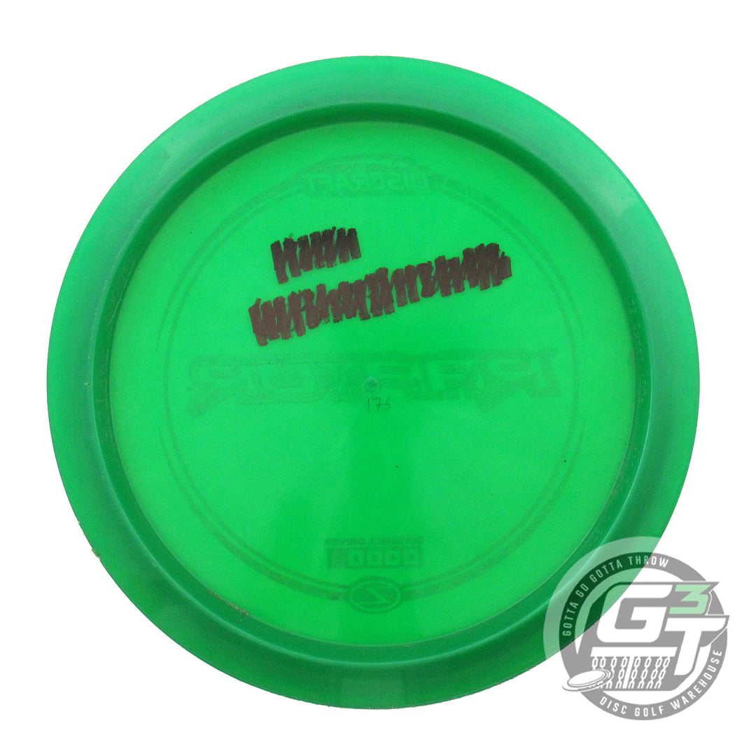 USED Discraft Z Raptor 175g Green Brown Foil Distance Driver Golf Disc