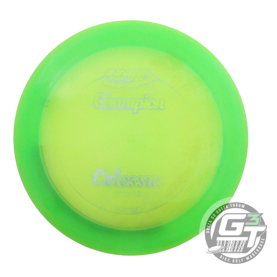 USED Innova Champion Colossus 170g Lime Silver Foil Distance Driver Golf Disc
