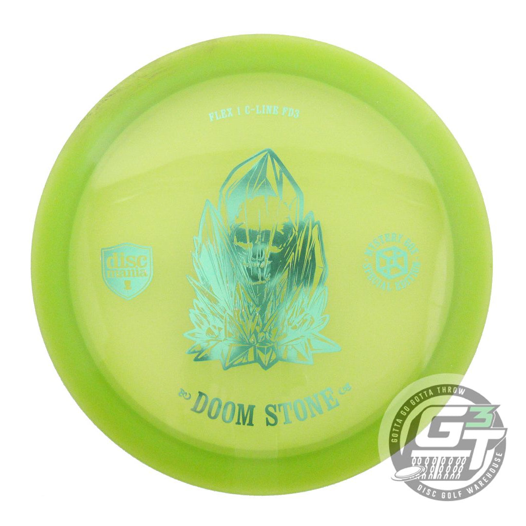 USED DiscMania DOOM STONE C-Line Flex 1 FD3 173g Lime Green Foil Driver Disc