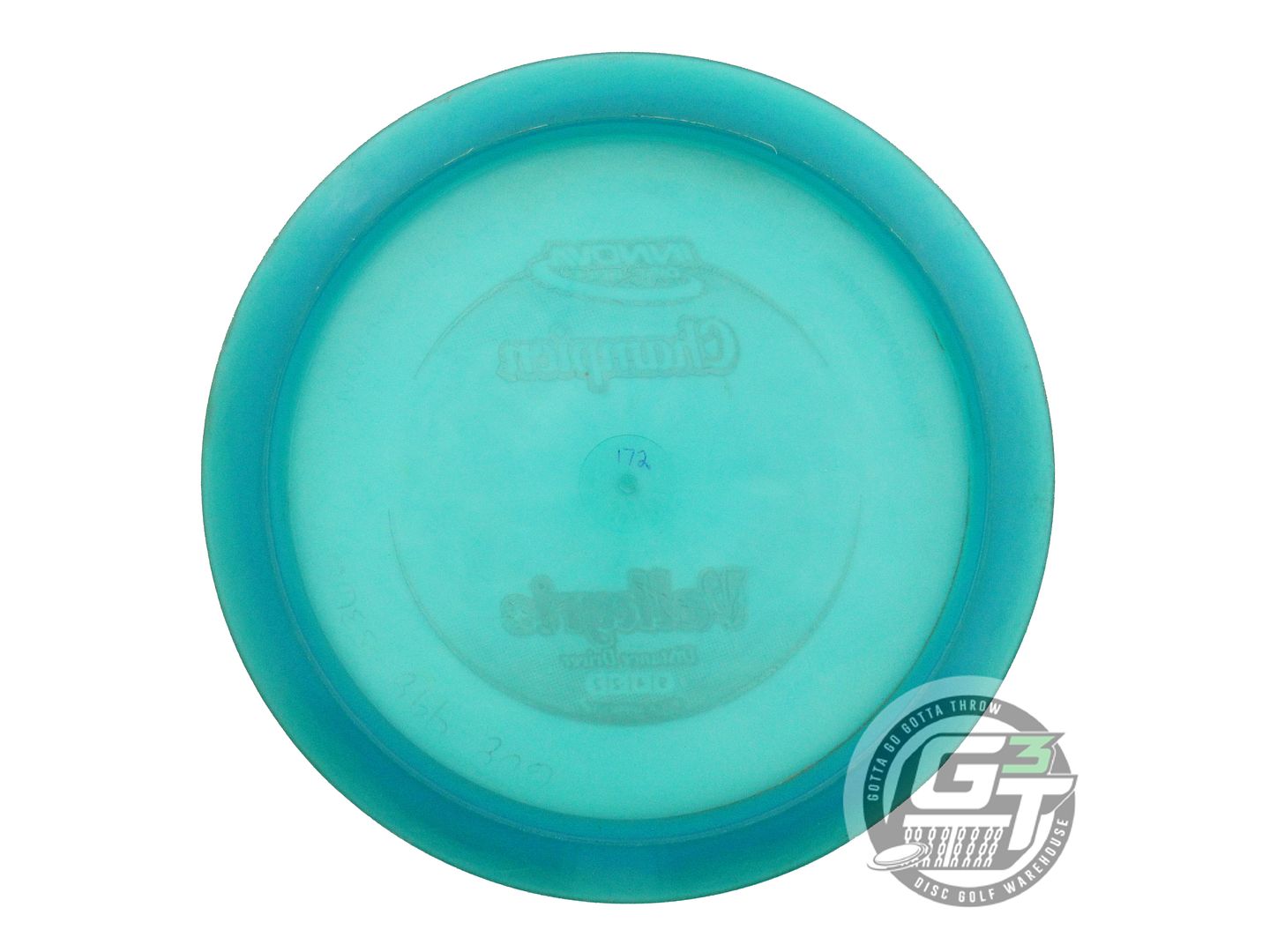 USED Innova Champion Valkyrie 172g Teal Gold Foil Distance Driver Golf Disc