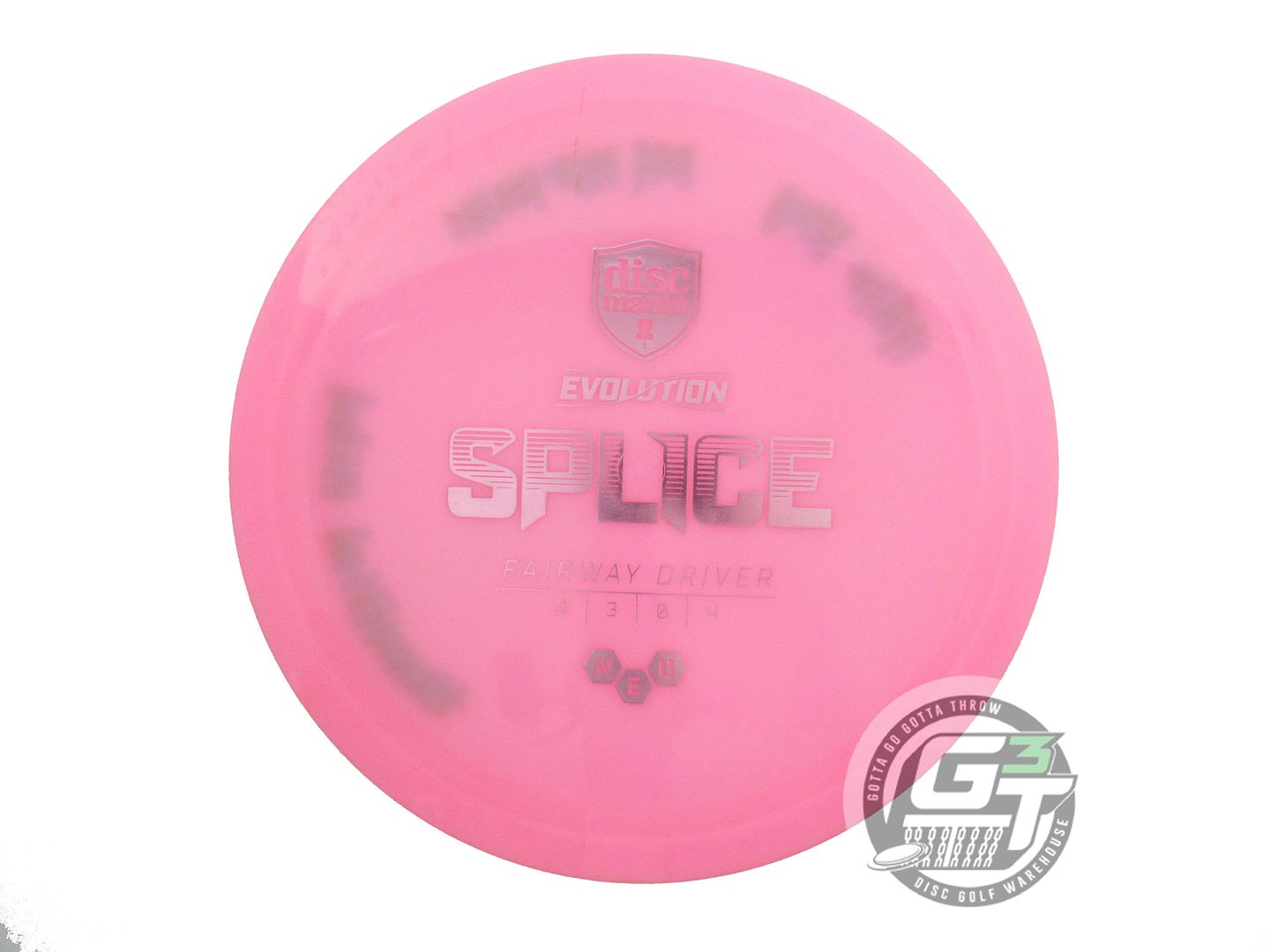 USED DiscMania Neo Splice 169g Pink Pink Foil Fairway Driver Golf Disc
