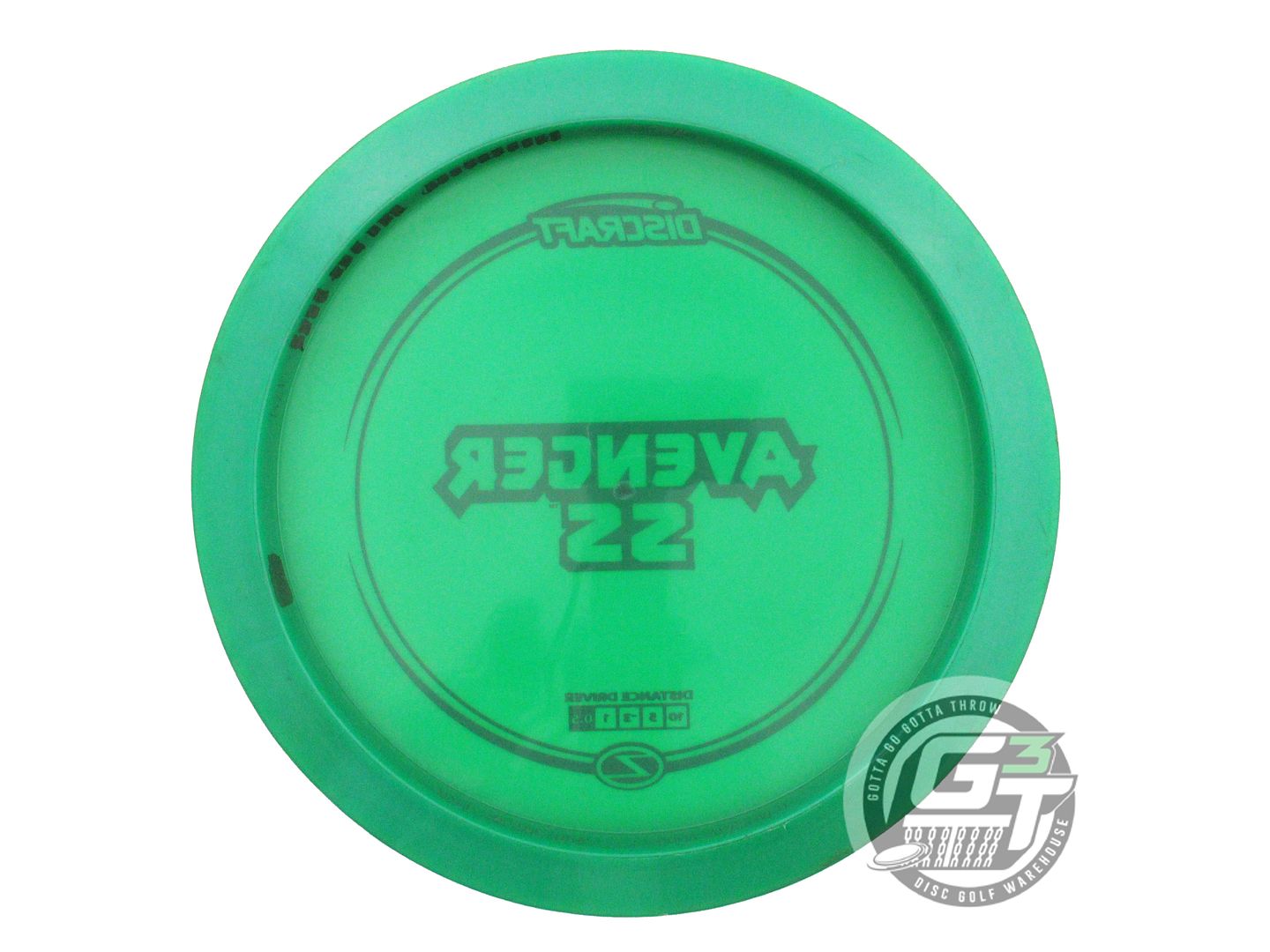 USED Discraft Z Avenger SS 174g Green Black Stamp Distance Driver Golf Disc
