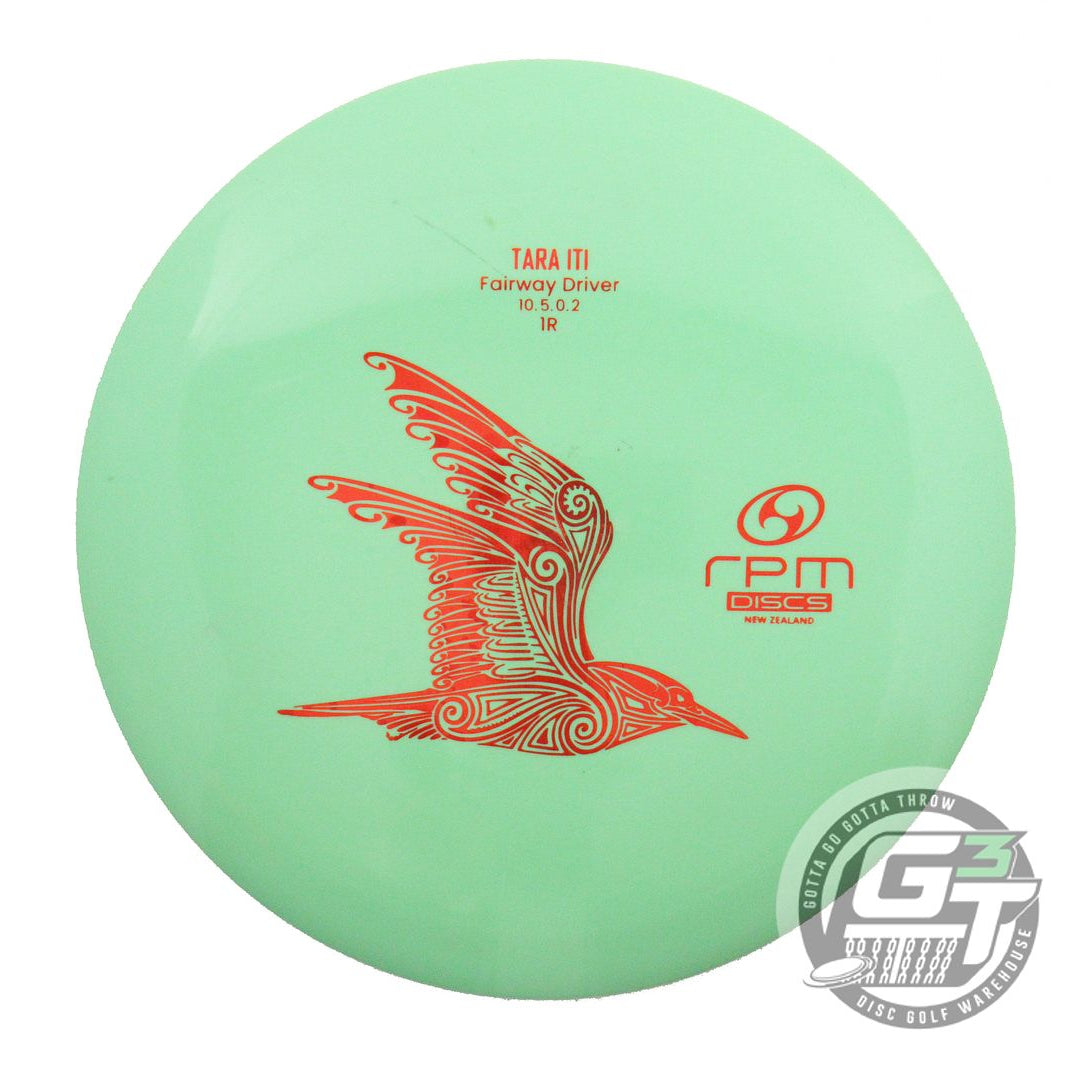 USED RPM Discs Atomic Tara Iti 172g Lime Red Foil Distance Driver Golf Disc