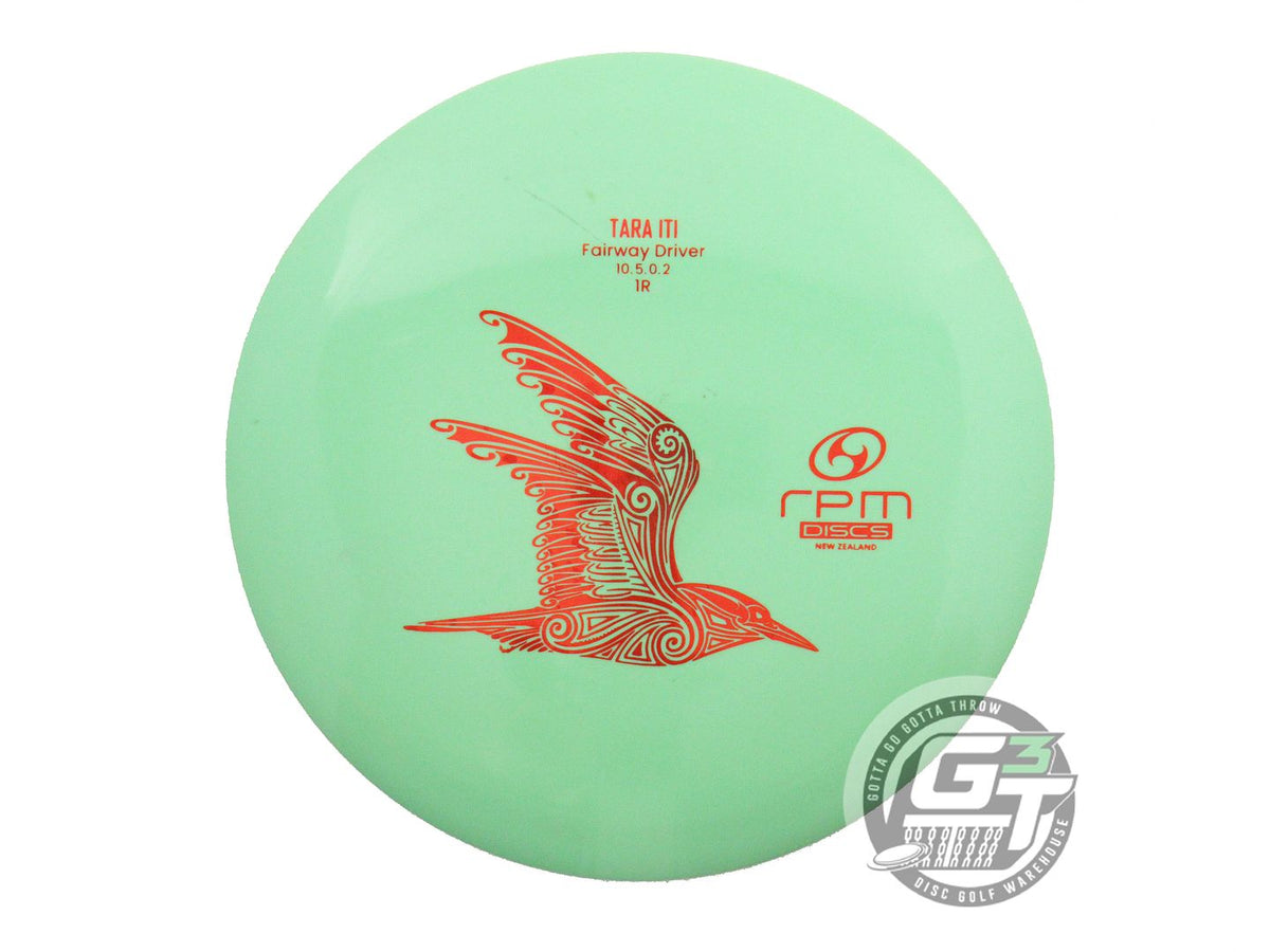 USED RPM Discs Atomic Tara Iti 172g Lime Red Foil Distance Driver Golf Disc