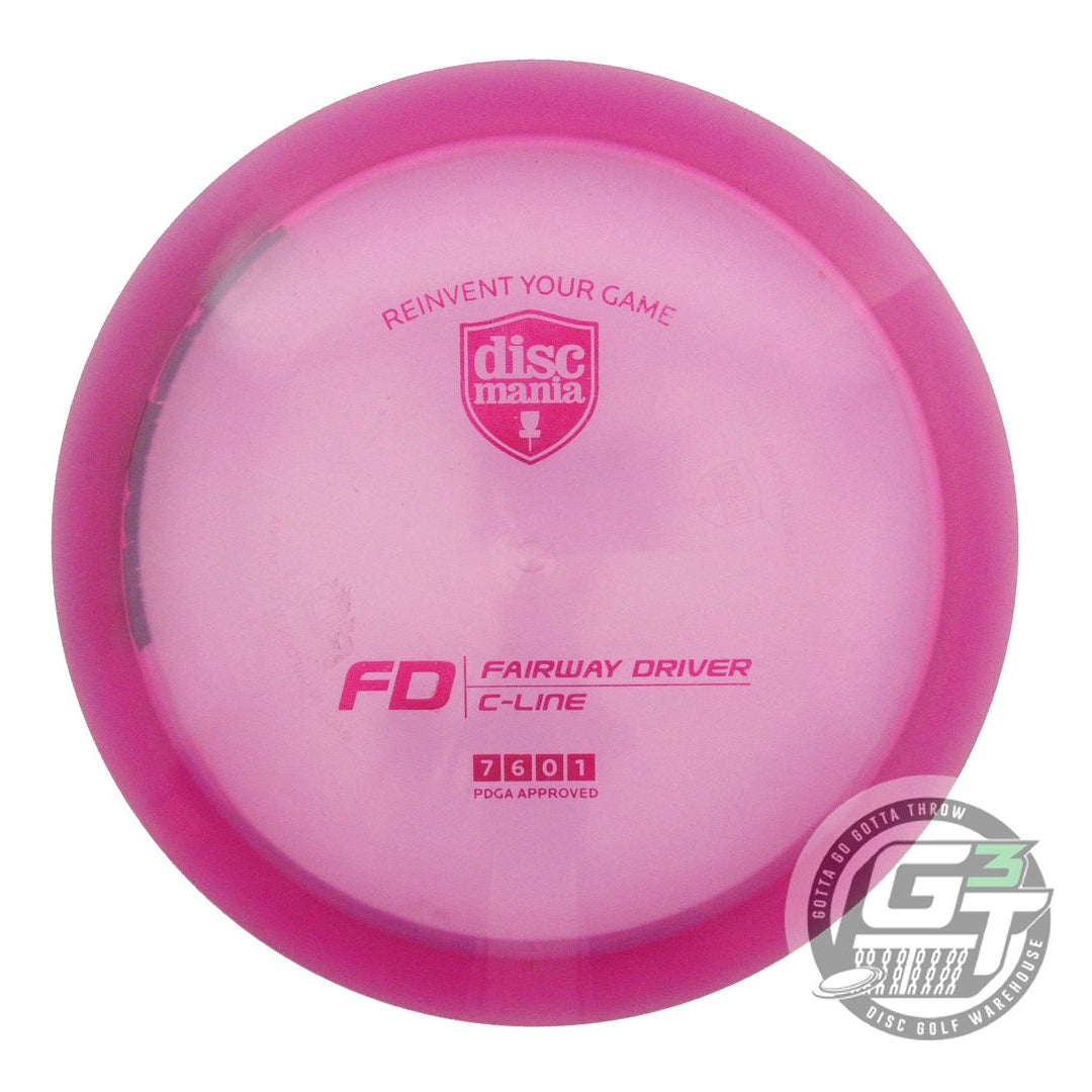 USED DiscMania C-Line FD 176g Magenta Magenta Foil Fairway Driver Golf Disc