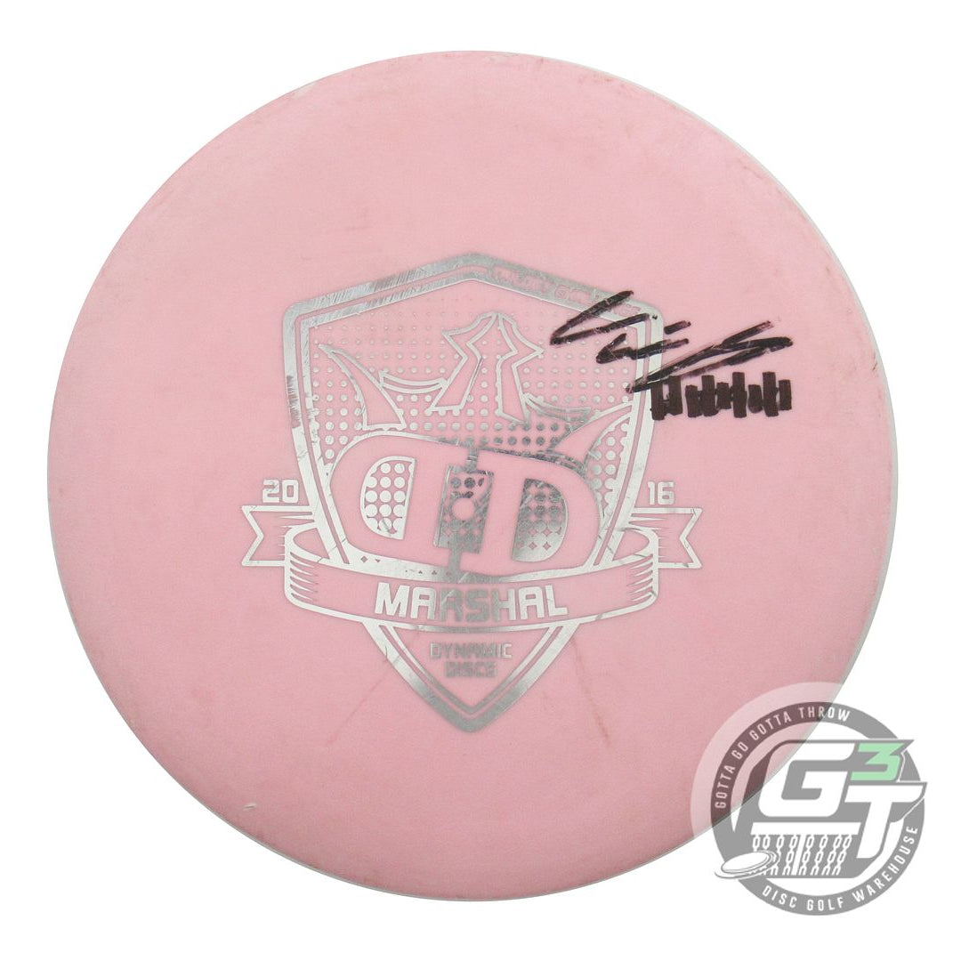 USED Dynamic Discs Classic Hard Marshal 173g Pink Silver Foil Putter Golf Disc
